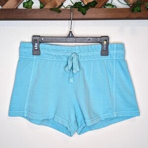 Small Mint French Terry Cloth Shorts